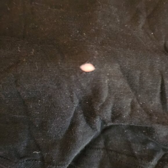 Black cotton H&M Long Sleeve Tee  Tunic Style - good condidtion - Picture 4 of 4